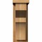 Ekena Millwork Monterey Rough Sawn Corbel w/Backplate, Western Red Cedar, 6"W x 12"D x 16"H COR06X12X16MON01RWR - alternate 4